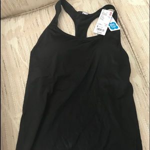 NWT Uniqlo size small black bra top tank